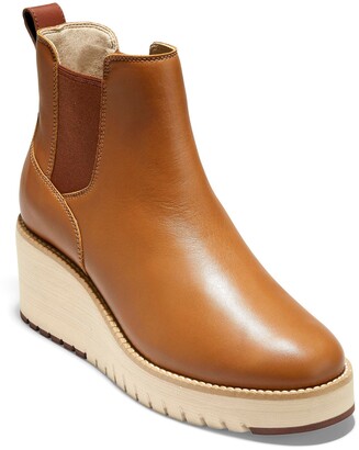 【Cole Haan】Women's ZEROGRAND City Wedge Chelsea Boot Cole Haan ZERØGRAND City Wedge Chelsea Boots | Anthropologie